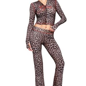 I.AM.GIA Blare Set in Dark Leopard